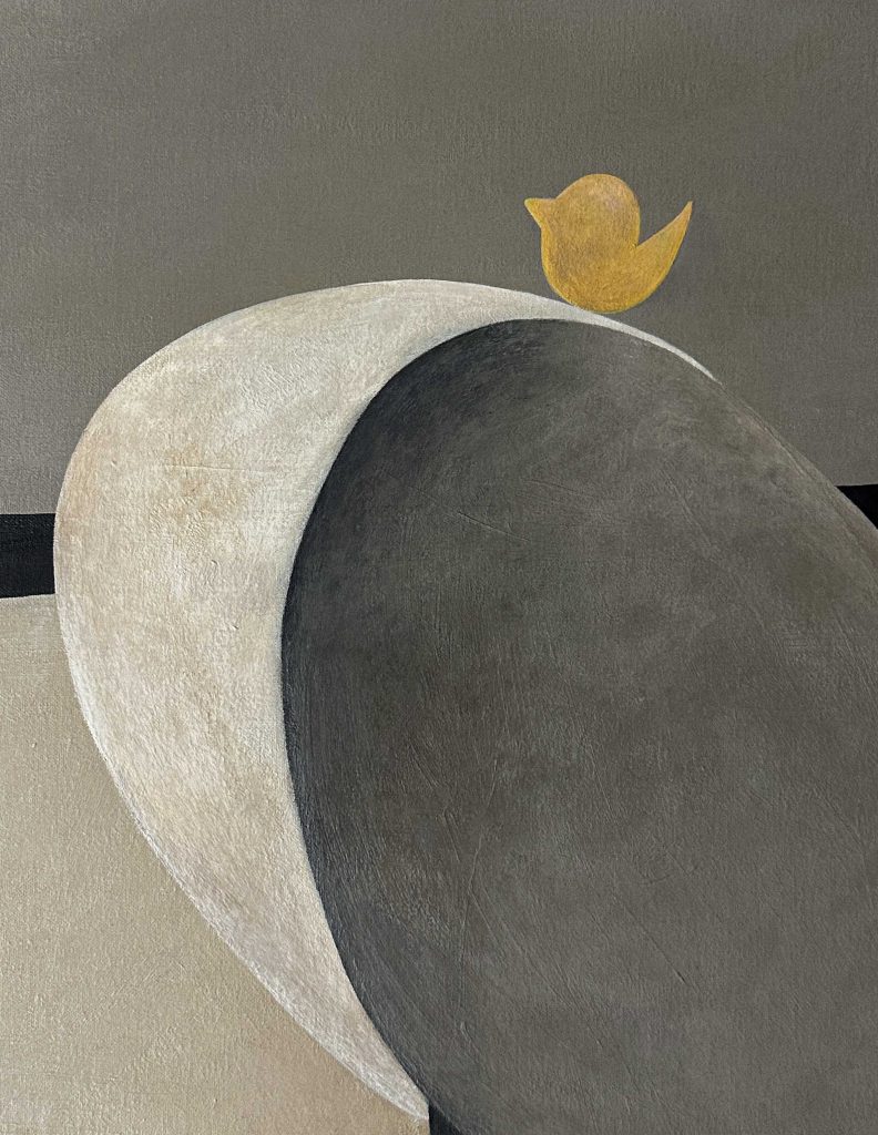 CAMPESINA CON PÁJARO